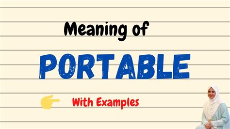 meaning of portable.